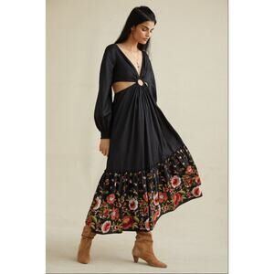 GEISHA DESIGNS Karolina Cut Out Maxi Dress Size 2